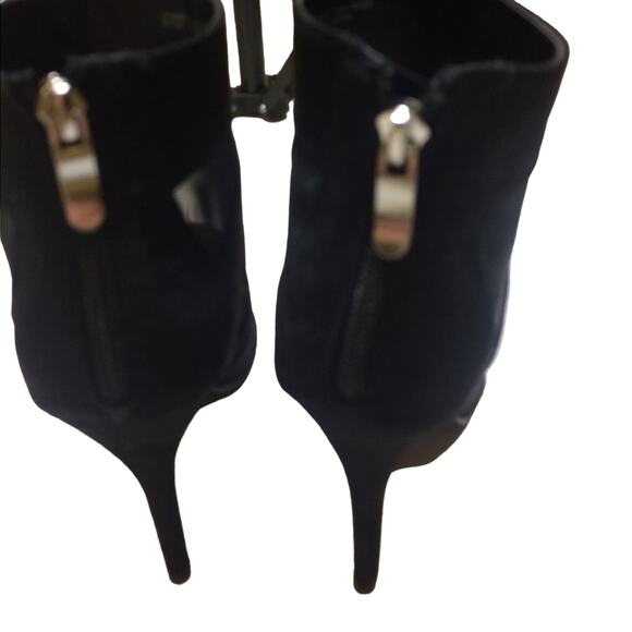 Chinese Laundry suede and mesh peep toe bootie - Picture 3 of 5